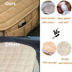Car Seat Cushion Memory Silk Wadding Non Slip Rubber With Storage Pouch