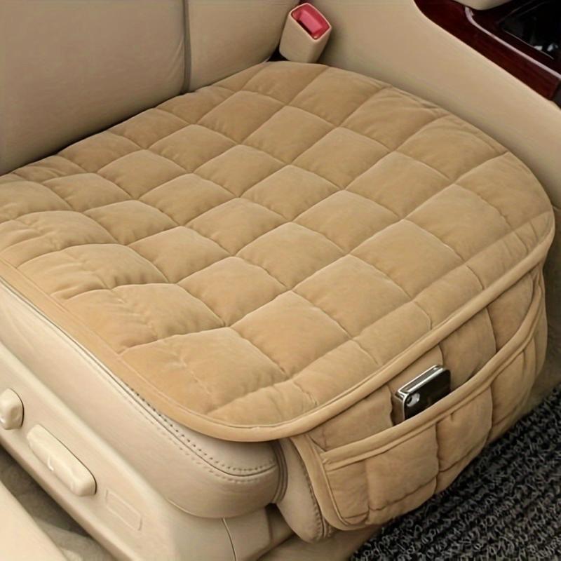 Car Seat Cushion Memory Silk Wadding Non Slip Rubber With Storage Pouch