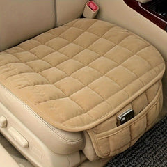 Car Seat Cushion Memory Silk Wadding Non Slip Rubber With Storage Pouch