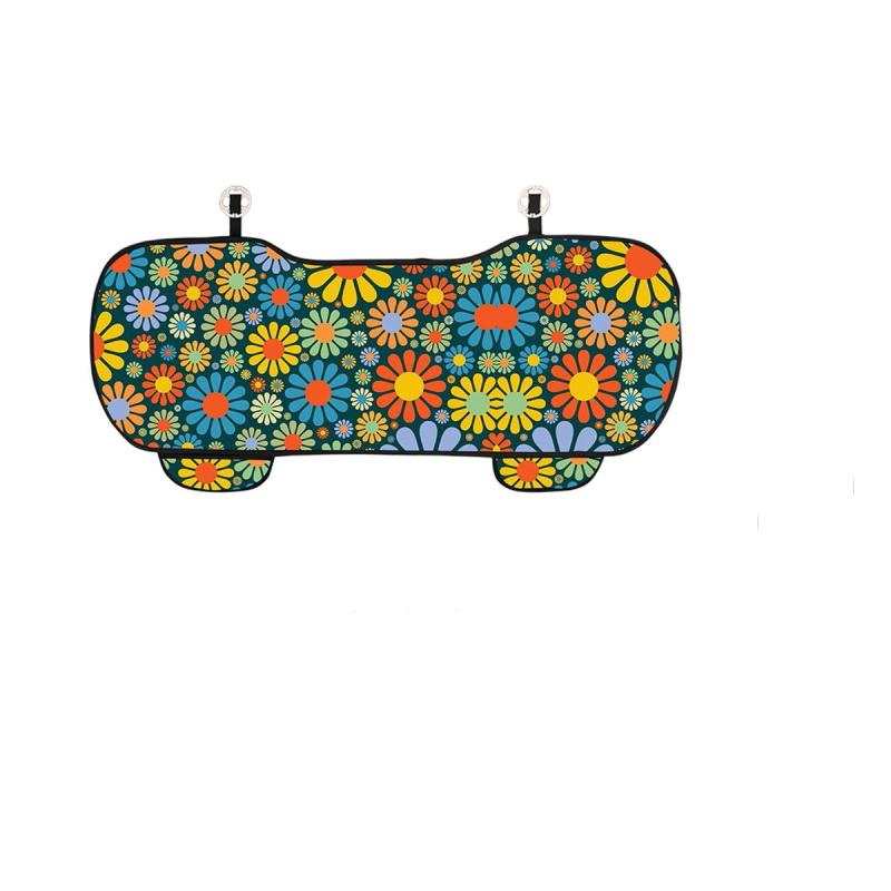 Colorful Flower Print Car Seat Cushion