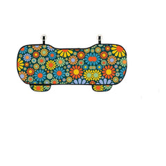 Colorful Flower Print Car Seat Cushion