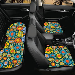 Colorful Flower Print Car Seat Cushion