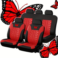 Butterfly Seat Cover Breathable Full Surround Auto Front Rear Seat Cushion