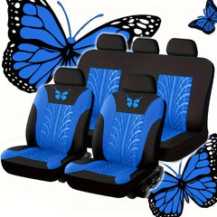 Butterfly Seat Cover Breathable Full Surround Auto Front Rear Seat Cushion