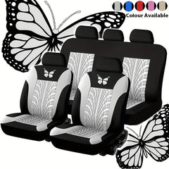 Butterfly Seat Cover Breathable Full Surround Auto Front Rear Seat Cushion