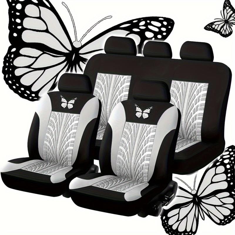 Butterfly Seat Cover Breathable Full Surround Auto Front Rear Seat Cushion