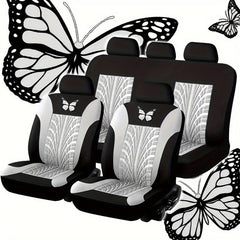 Butterfly Seat Cover Breathable Full Surround Auto Front Rear Seat Cushion