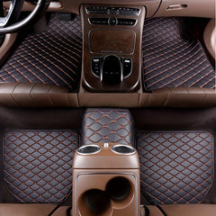 5pcs Waterproof Leather Car Floor Mats Set Auto Rugs Interior Accessories