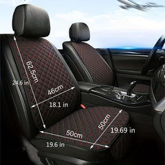 Breathable Flax Car Seat Cover for Most Cars