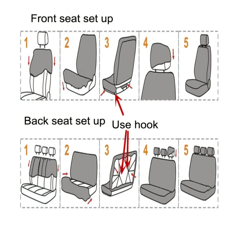 9 Piece Car Seat Interior Accessories Set - Style Your Vehicle