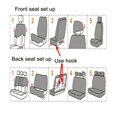 9 Piece Car Seat Interior Accessories Set - Style Your Vehicle