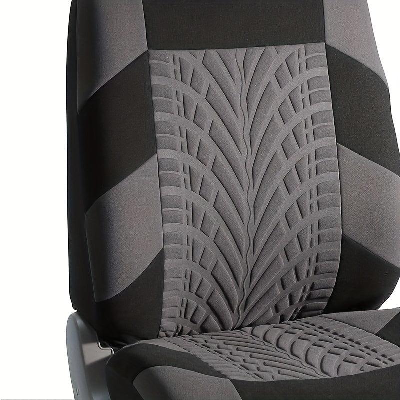 Stylish 9PCS Tire Pattern Car Seat Covers