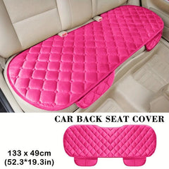 Plush Car Back Seat Cover Protector Mat