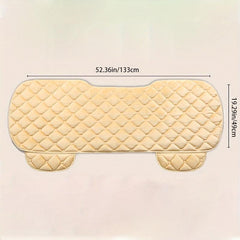 Plush Car Back Seat Cover Protector Mat