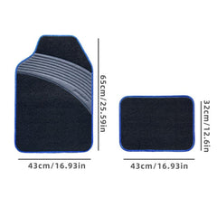 2pcs Universal Car Floor Mats SPORT Non-slip Easy To Clean for Most Car Models