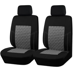 Universal Polyester Car Seat Covers in Gray, Tan & Red