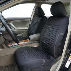 Universal Polyester Car Seat Covers in Gray, Tan & Red