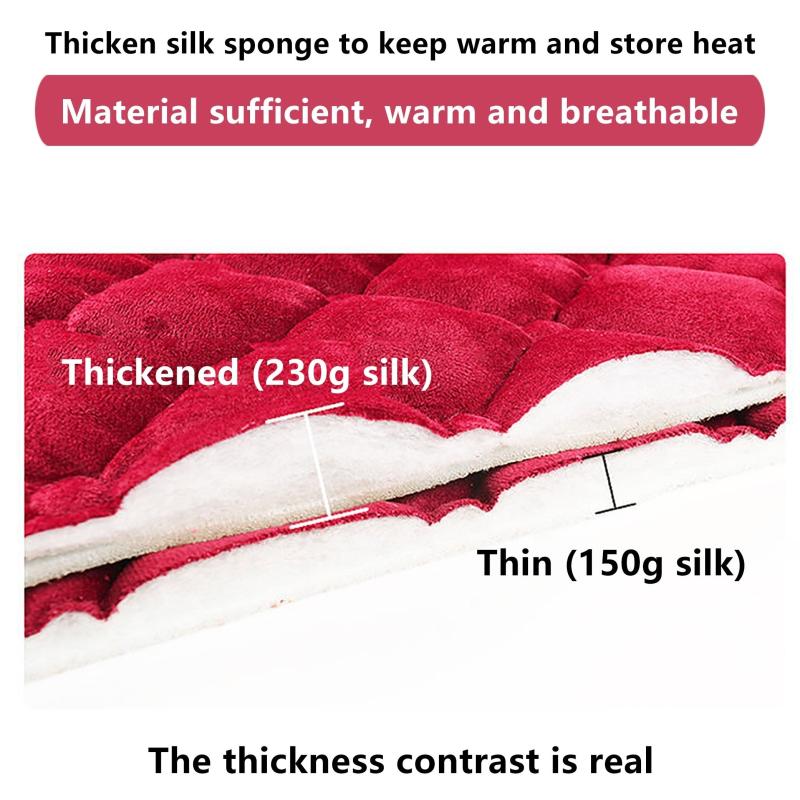 220g Car Seat Cushion Thick Memory Silk Cotton Non-slip with Storage Bag