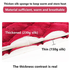 220g Car Seat Cushion Thick Memory Silk Cotton Non-slip with Storage Bag