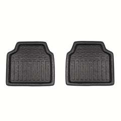 2pcs Car Universal Floor Mats All Seasons Non-slip Waterproof
