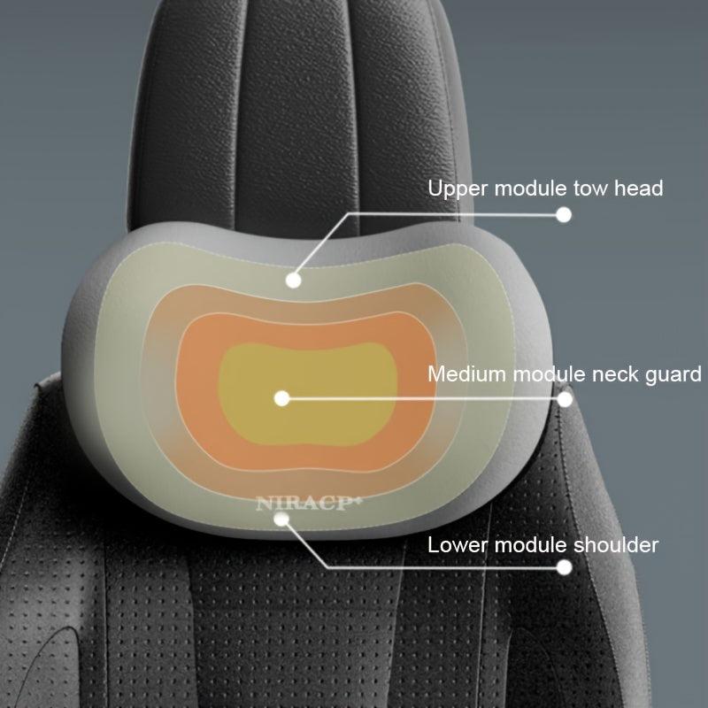 Car Memory Foam Headrest Lumbar Support