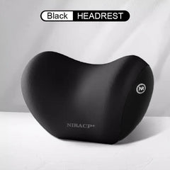 Car Memory Foam Headrest Lumbar Support