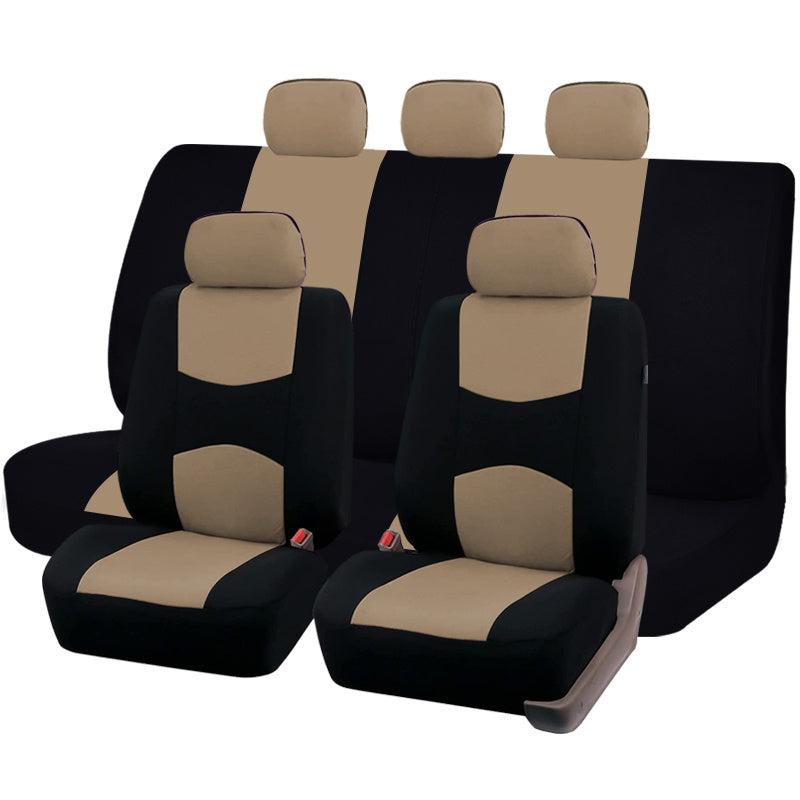 9pcs Pink Car Seat Covers Set For Women Airbag Compatible Soft Fabric