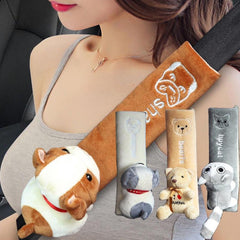 Car Seat Belt Cover PU Leather Shoulder Cushion Protector