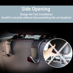 2PCS Auto Seat Headrest Hook Storage Hanger Car Back Seat Organizer Holder