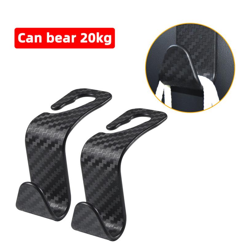 2PCS Auto Seat Headrest Hook Storage Hanger Car Back Seat Organizer Holder