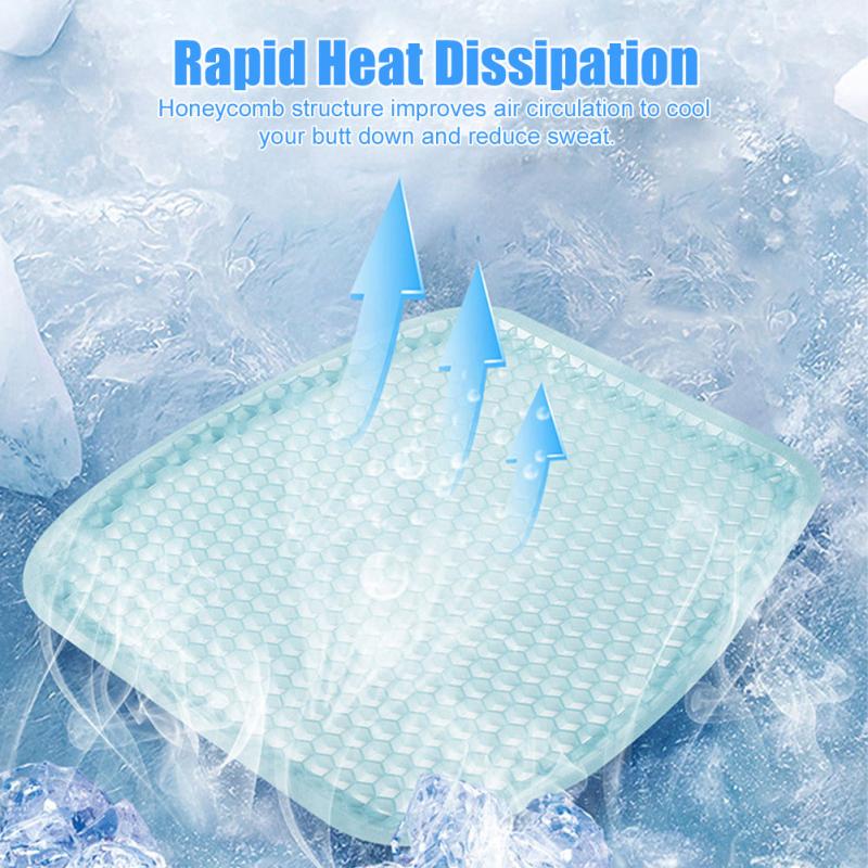 Stay Cool This Summer with Car Honeycomb Ice Gel Cushion