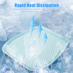 Stay Cool This Summer with Car Honeycomb Ice Gel Cushion