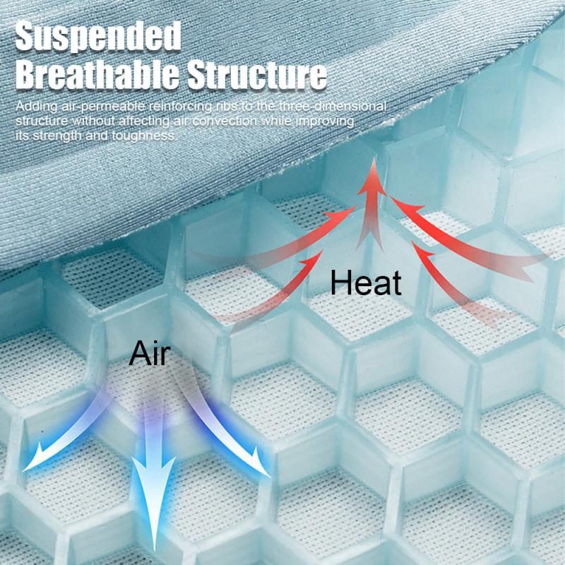 Stay Cool This Summer with Car Honeycomb Ice Gel Cushion