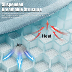 Stay Cool This Summer with Car Honeycomb Ice Gel Cushion