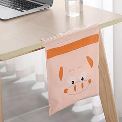 15pcs Sticky Plastic Storage Bag Car Garbage Bag Desktop Cleaning Bag Kitchen
