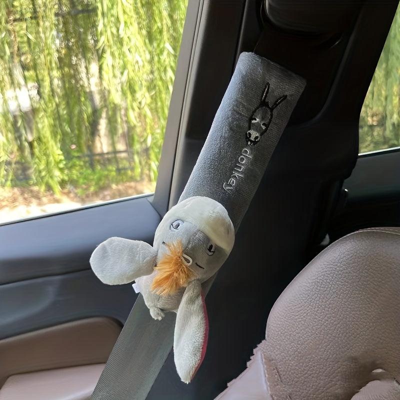 Cartoon Car Seat Belt Cover Shoulder Pad Warm Interior Cushion