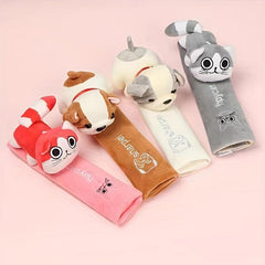 Cartoon Car Seat Belt Cover Shoulder Pad Warm Interior Cushion