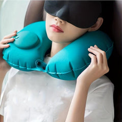 Car Inflatable U Shaped Neck Pillow