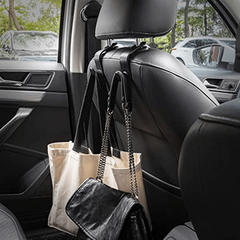 Car Seat Headrest Hook Auto Seat Hook Hangers Storage Organizer 4 Pack