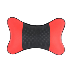Car Headrest PU Leather Neck Pillow Soft Seat Rest Cushion