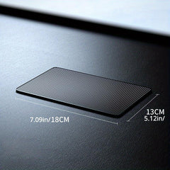 High Temp Resistant Non-slip Car Mat, Center Console Phone Holder