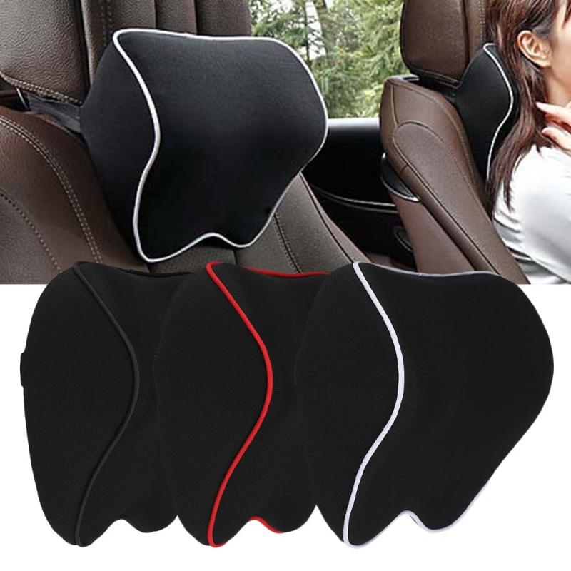 Car Neck Pillow Headrest Support Cushion Washable Travel Pillow