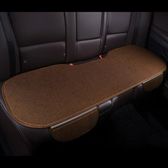 Universal Linen Car Seat Cushion Anti-slip Breathable Rear Row Single Seat Cushi