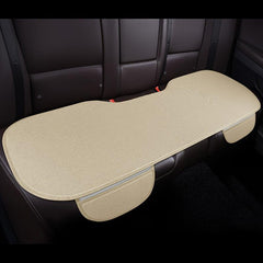 Universal Linen Car Seat Cushion Anti-slip Breathable Rear Row Single Seat Cushi