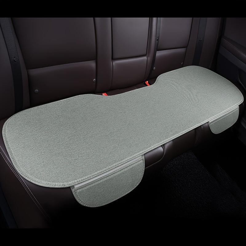 Universal Linen Car Seat Cushion Anti-slip Breathable Rear Row Single Seat Cushi