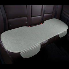 Universal Linen Car Seat Cushion Anti-slip Breathable Rear Row Single Seat Cushi