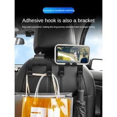 Car Mobile Phone Holder Storage Hook for Rear Seat Backrest