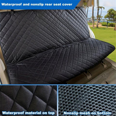 Waterproof Dog Car Seat Cover with Armrest for Dogs