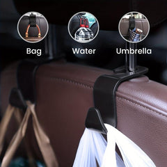 Car Seat Headrest Hook Storage Organizer For Purse Coats Umbrellas