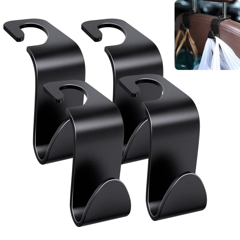 Car Seat Headrest Hook Storage Organizer For Purse Coats Umbrellas